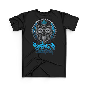 Youth Skull Gear Logo Short Sleeve Black tee
